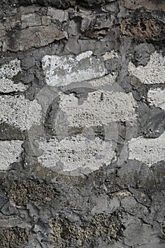 Old dirty wall close up. Grunge abstract photo background.Â  Beautiful stone texture pattern.